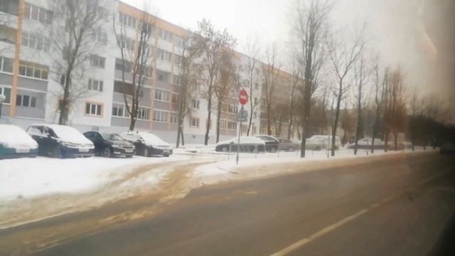 МОЛОДЕЧНО.Поездка на автобусе МАЗ-105.465 Гос.№ AI 4131-5 маршрут №10 (08.01.2023) смотреть онлайн