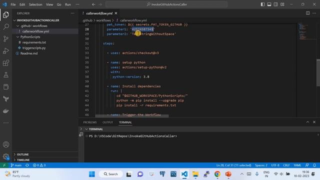 How to Run A GitHub Actions Workflows from Another GitHub Action Workflow with APIs : Detailed Guid