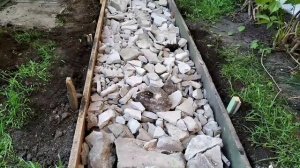 Заливаем дорожку бетоном своими руками.  #дорожкаизбетона