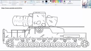 Как Нарисовать танк Ментос из мультики про танки