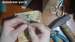 Самодельная зимняя блесна - "Рыбка"