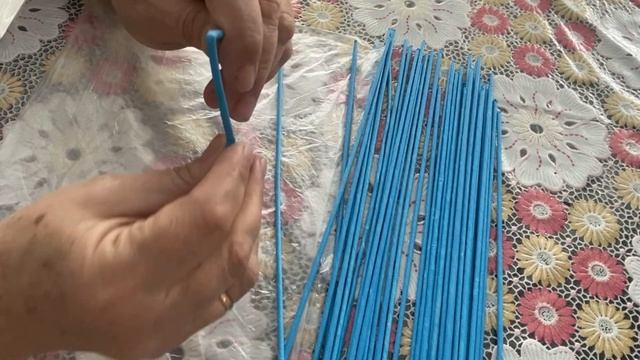 УВЛАЖНЕНИЕ ТРУБОЧЕК ПЕРЕД ПЛЕТЕНИЕМ