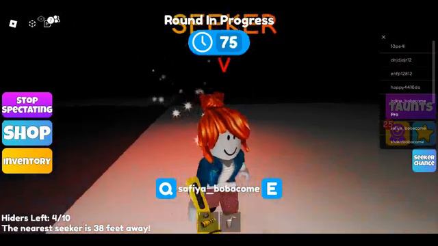 roblox mega hide and SEEK смотреть онлайн