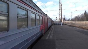 Электропоезд ЭД4М-0054 сообщением Москва - Барыбино