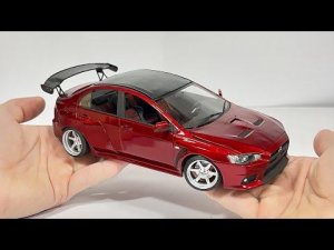 Сделано из пластилина Mitsubishi Lancer X точная копия своими руками