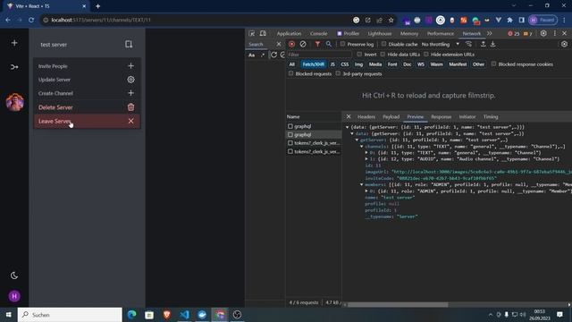 Full-Stack TypeScript Discord Clone: NestJS, GraphQL, Prisma, Postgres, React, Mantine | Pt. 5 смотреть онлайн