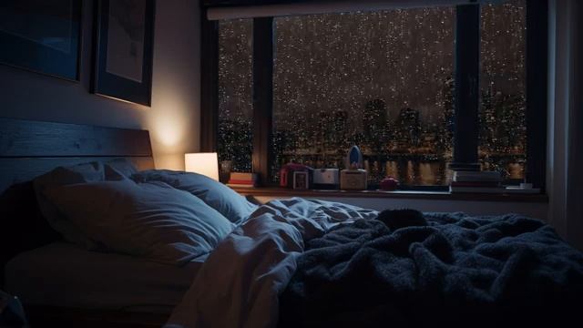 Наводящие на сон звуки и шум дождя за окном улучшают сон. смотреть онлайн