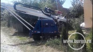 Заезд на участок_ малогабаритная буровая установка