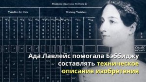 Первая женщина программист Ада Лавлейс