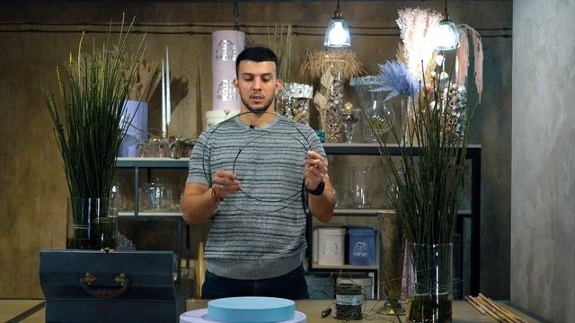 Каркас для букета из хвоща. Технический урок по флористике. Школа флористики. Блог флориста