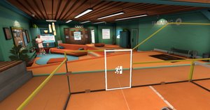 Большой теннис.Виртуальный симулятор.RacketClub.VR