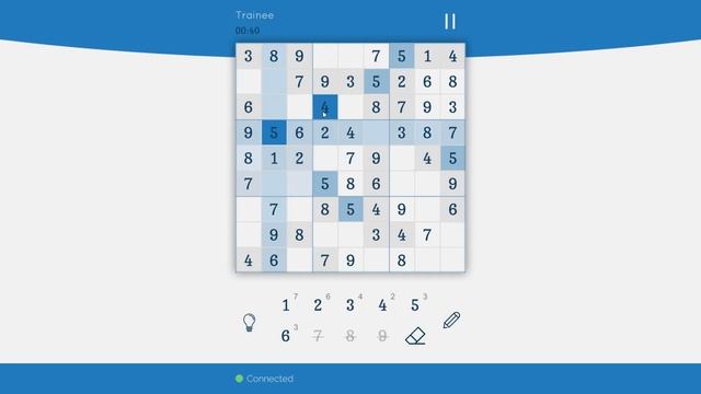 Sudoku Zenkai - Trainee - Co-op in 1min 18s 686ms смотреть онлайн