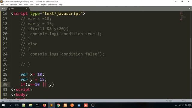 JavaScript Tutorials Part 7  Logical Operators in JavaScript