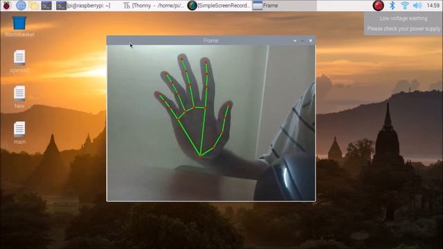 voice assistant | Raspberry pi4 counting fingers