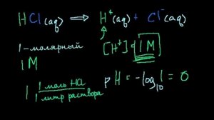 pH и pOH сильных кислот и оснований  (видео 5)| Кислоты и Основания | Химия