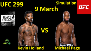 Кевин Холланд против Майкла Пейджа БОЙ В UFC 4/ UFC 299