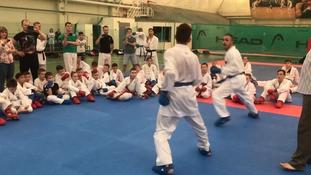 Steven Da Costa karate WKF seminar in Kazan