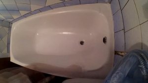 Реставрация ванной, эмалью - за минуту
