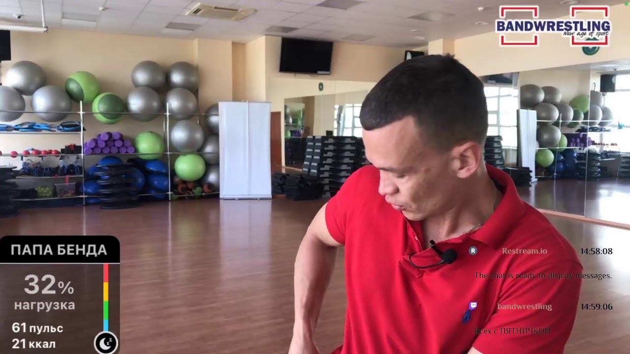Тренируем Плечи с резиной