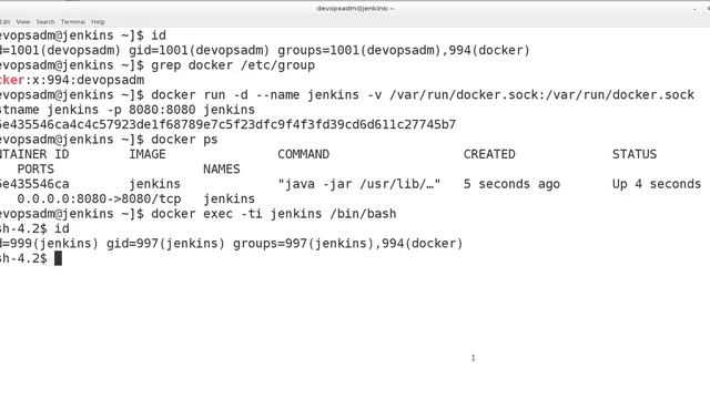 Connecting to Docker engine inside Jenkins Docker Container using docker command смотреть онлайн