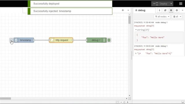 HTTP REST API integration with #nodered