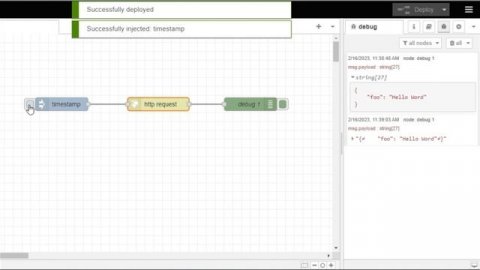 HTTP REST API integration with #nodered