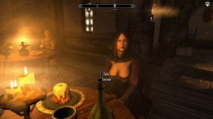 "Admiring Serana BIG ROUND EYES At The Dinner Table......" 😏😏