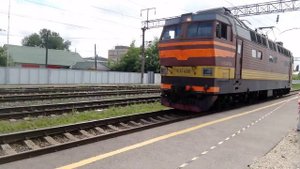 Легендарный "Утюг" ЧС - 4Т на станции Грязи 05.07.2021