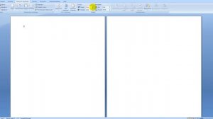 Как сделать две страницы рядом на одном экране в Microsoft Ofice Word 2007