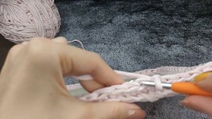 Красивая прямоугольная корзина с ручками из трикотажной пряжи крючком / Подробный мастер класс/