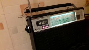 VEF 232 Spidola с FM модулем. Тест на приём.