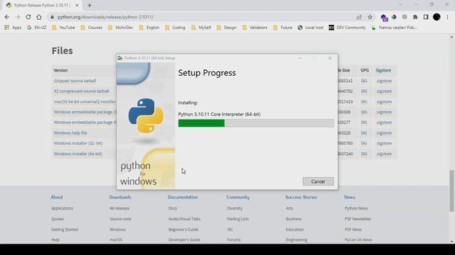 Pythonni O'rnatish va ishga tushirish Windows 10 uchun | Python 01-dars | Javohir Web