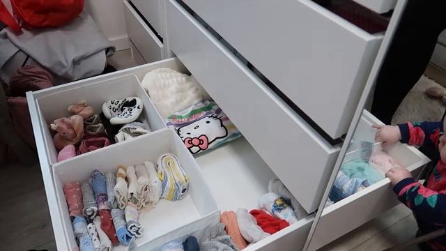 ?убираюсь в детском шкафу?/как держать порядок в шкафу/организация шкафа?