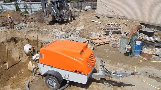 Как работает растворонасос. Пневмонагнетатель Гранд 5