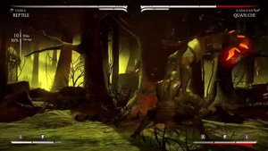 MKX:Reptile Combos & Setups(32-87%)