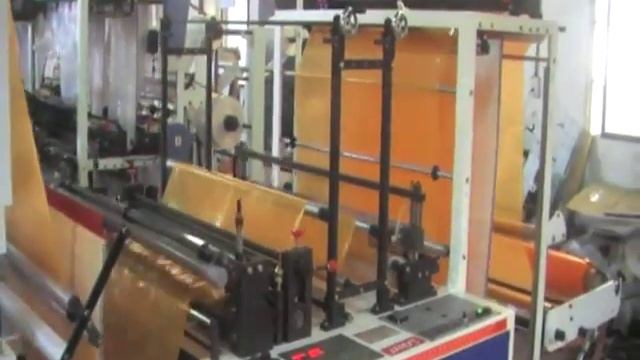 Производство пакетов в рулоне. Большой рулон. смотреть онлайн