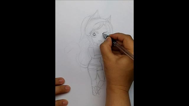 Gacha life drawing art