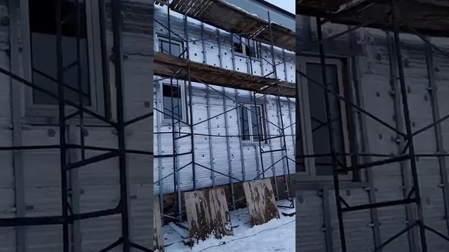 Как утеплить дом из керамзитобетонных блоков Тепофолом