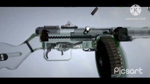 принцип работы Пистолета Пулемета Шпагина 1941 года выпуска. + разборка и сборка