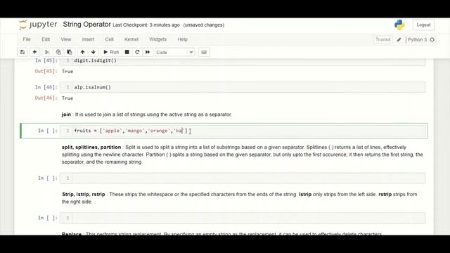 String Operators in Python