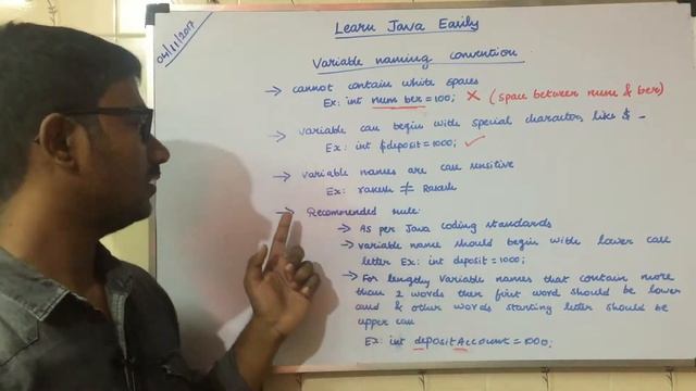 Java Variable Naming Convention | Java Variable Naming Rules (Java Tutorial) смотреть онлайн