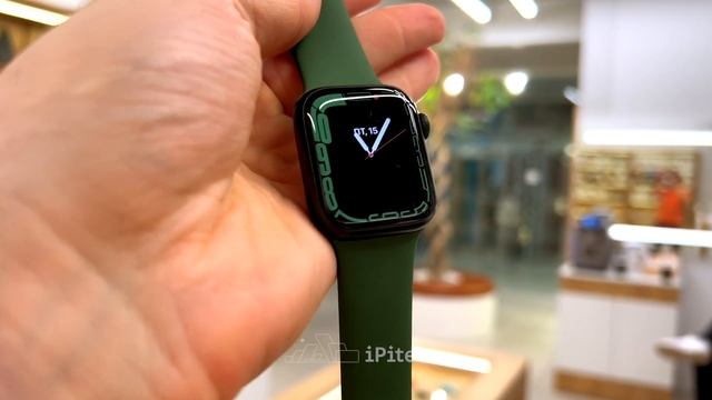 Живое видео Apple Watch 7 41mm Green смотреть онлайн