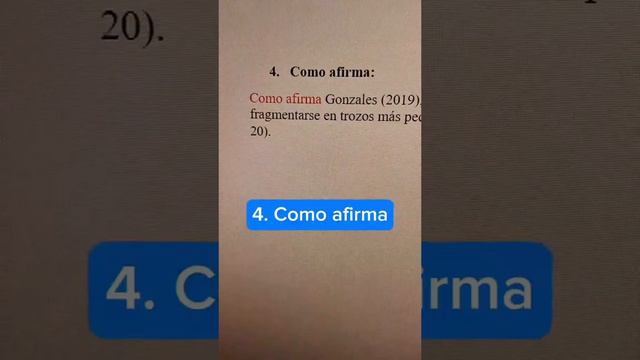 ¡Los mejores conectores para citar menos de 40 palabras en APA 7°! 🤩 | Dra. Rocío Lima ✨😍