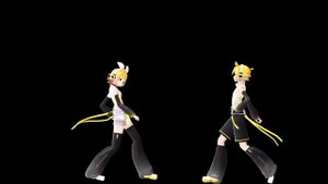 живые обои на рабочий стол Кагамине Рин и Лен / Kagamine Rin/Len live wallpaper for your desktop