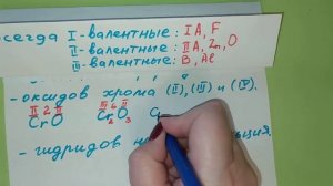 8. Валентность. Как составить формулу по В.?