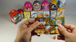 Открываем разные яйца с сюрпризами