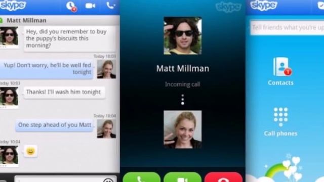 Новая версия Skype для Android смотреть онлайн