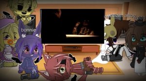 FNAF 1 REACTS TO WİLLİAM AFTON(+his childrens)|| funny-drama