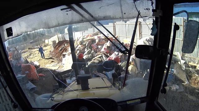 Еду на заказ/Тестирую после ремонта экскаватор погрузчик смотреть онлайн