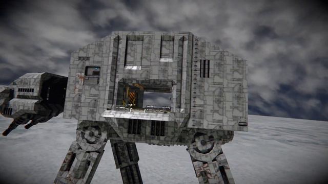 Space Engineers. New AT AT walk through. XBOX смотреть онлайн